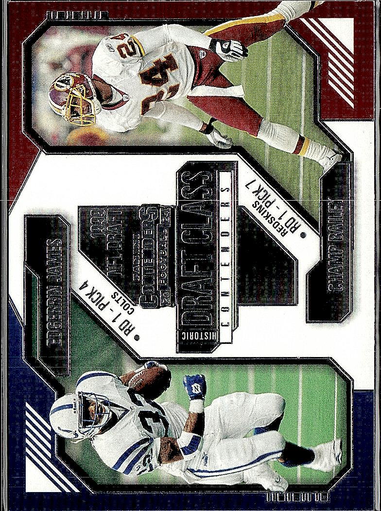 2024 Contenders Champ Bailey / Edgerrin James Historic Draft Class
