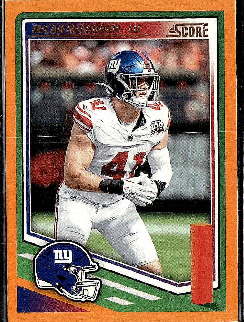 2025 Score #216 Micah McFadden Orange