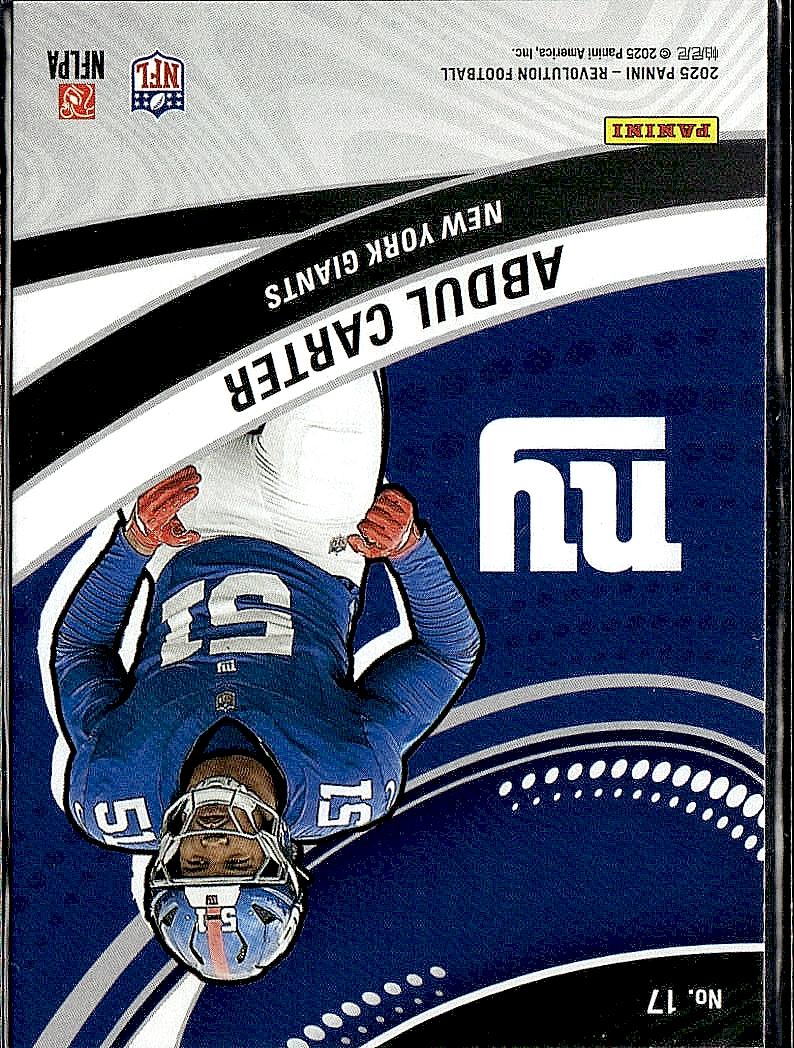 2025 Panini Revolution #17 Abdul Carter Futures