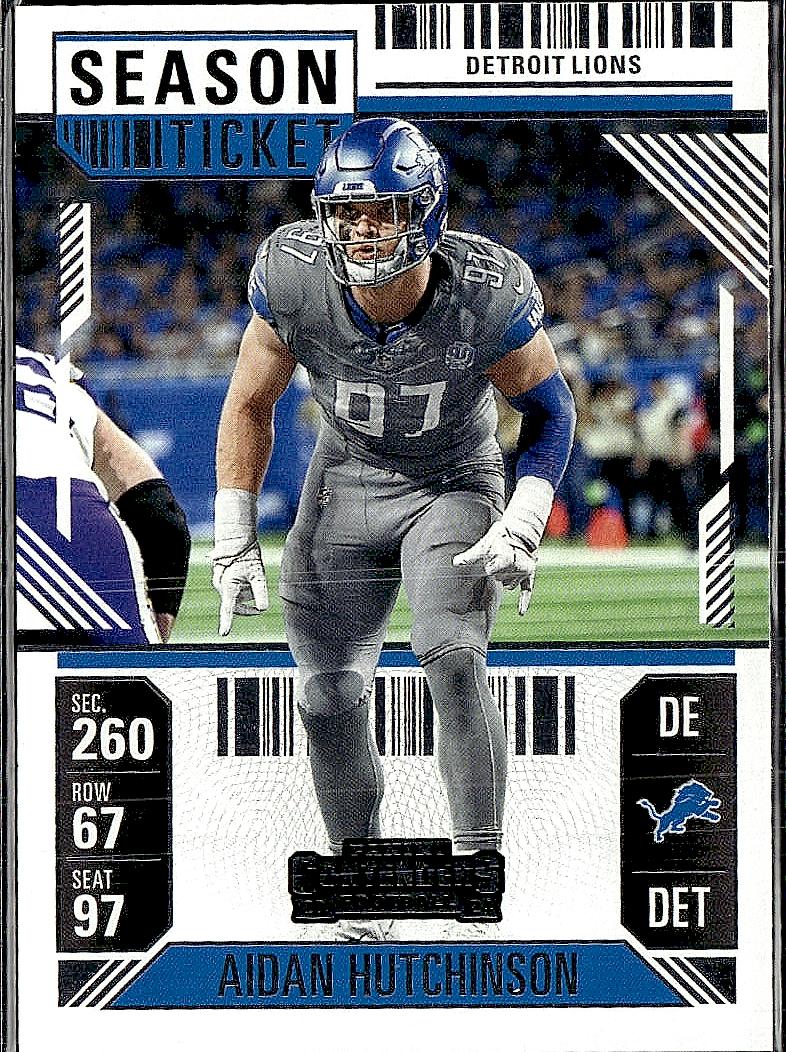 2024 Panini Contenders #34 Aidan Hutchinson Retail