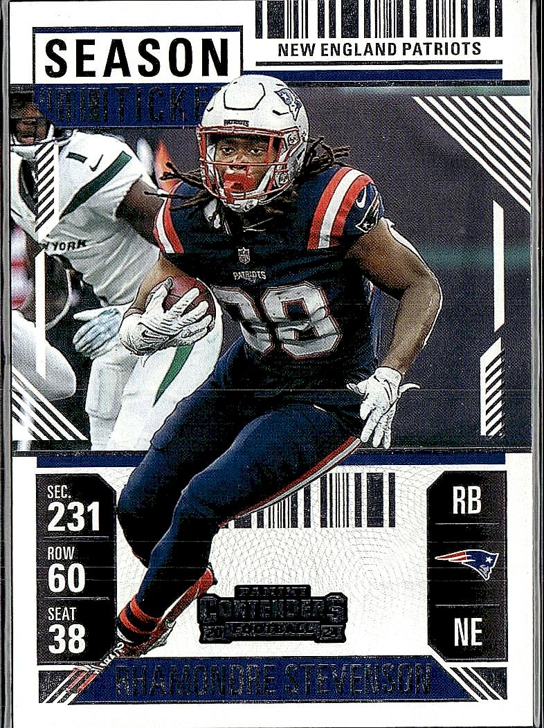2024 Panini Contenders #68 Rhamondre Stevenson Retail