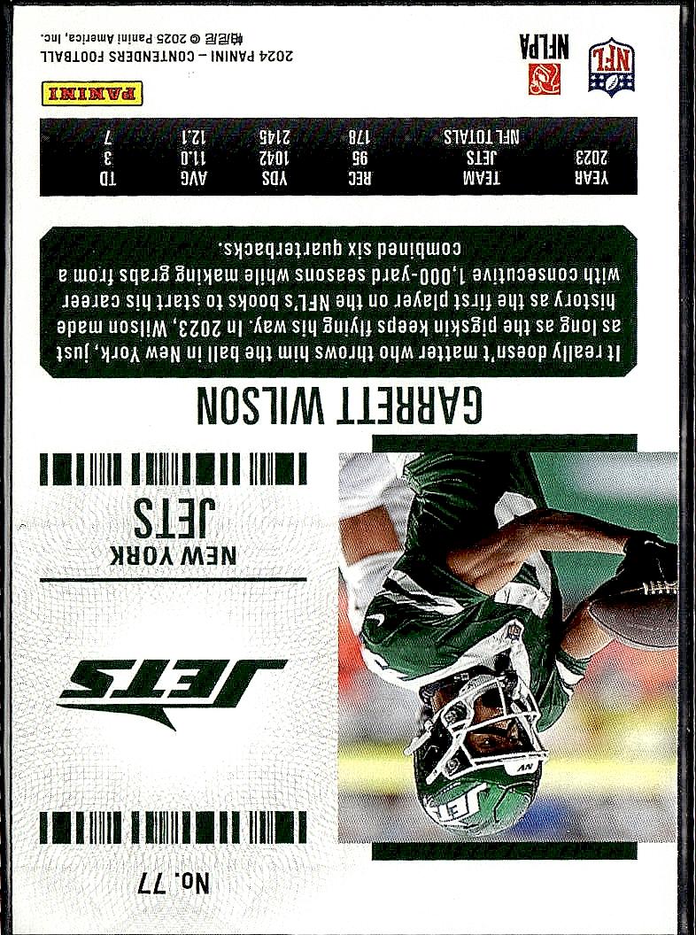 2024 Panini Contenders #77 Garrett Wilson Retail