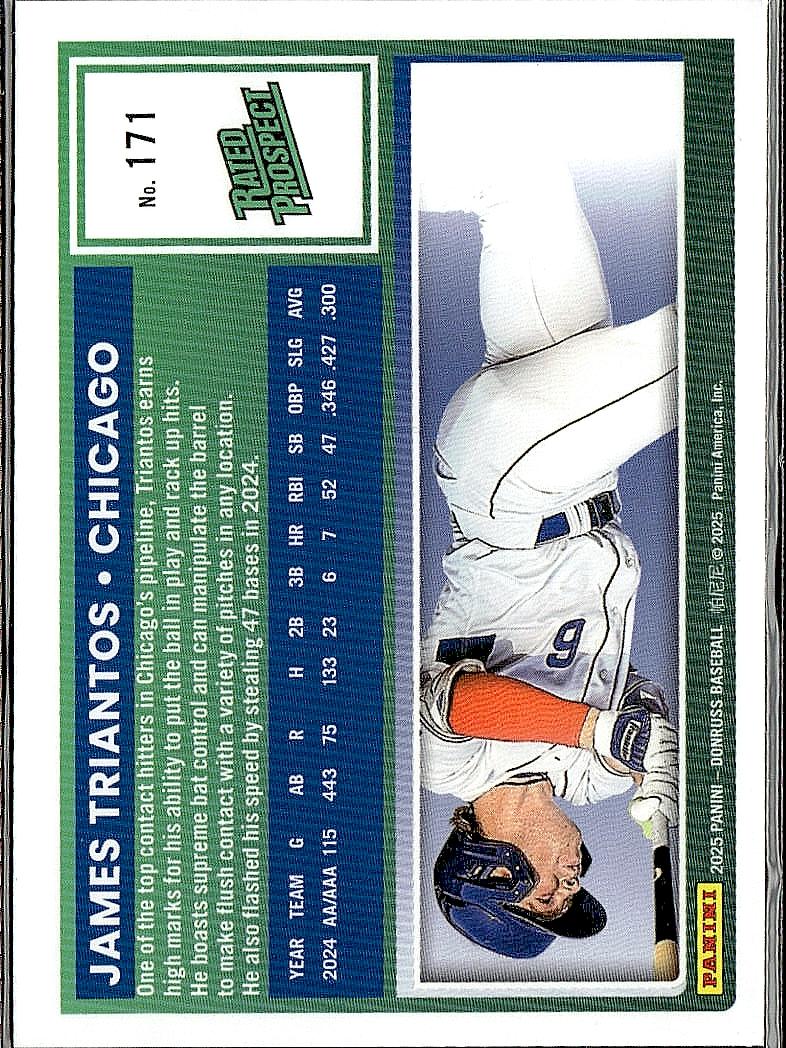 2025 Donruss #171 James Triantos
