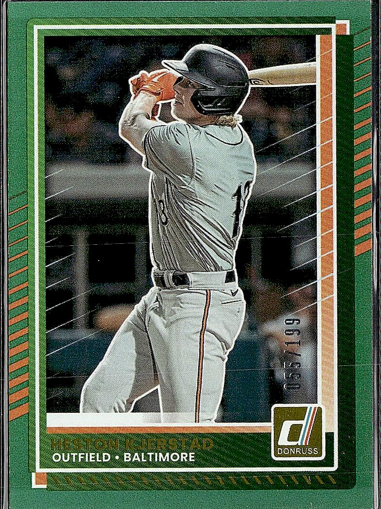 2025 Donruss #8 Heston Kjerstad Green #/199