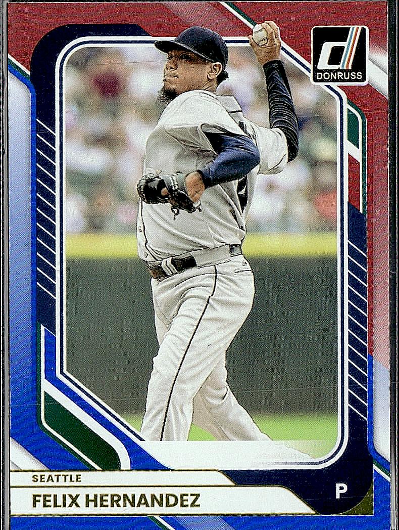 2026 Donruss #41 Felix Hernandez Red and Blue