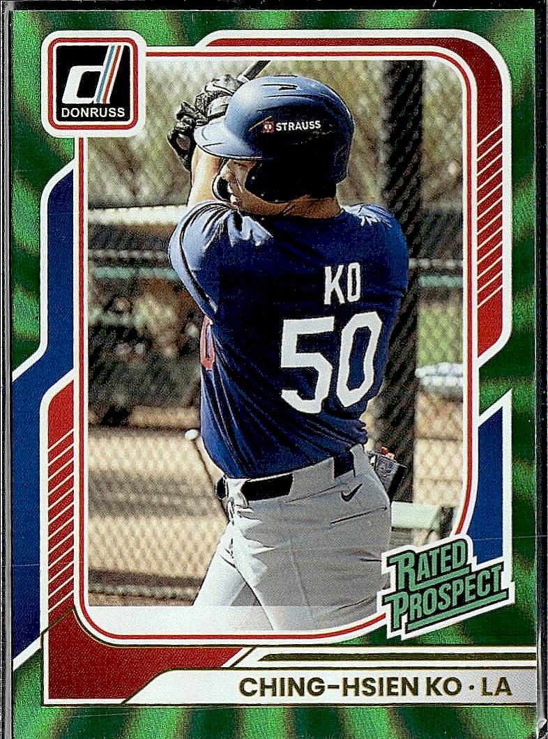 2026 Donruss #141 Ching-Hsien Ko Green Laser