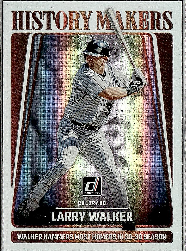 2023 Donruss #HIM11 Larry Walker History Makers