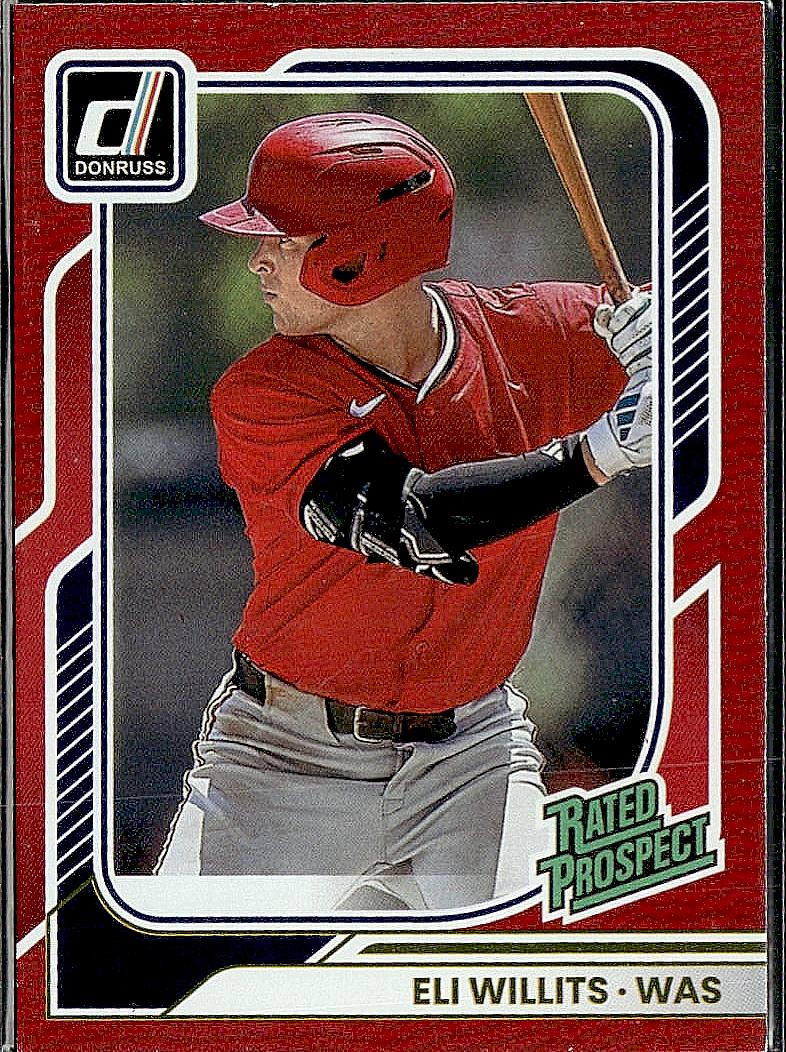 2026 Donruss #156 Eli Willits Red #/250