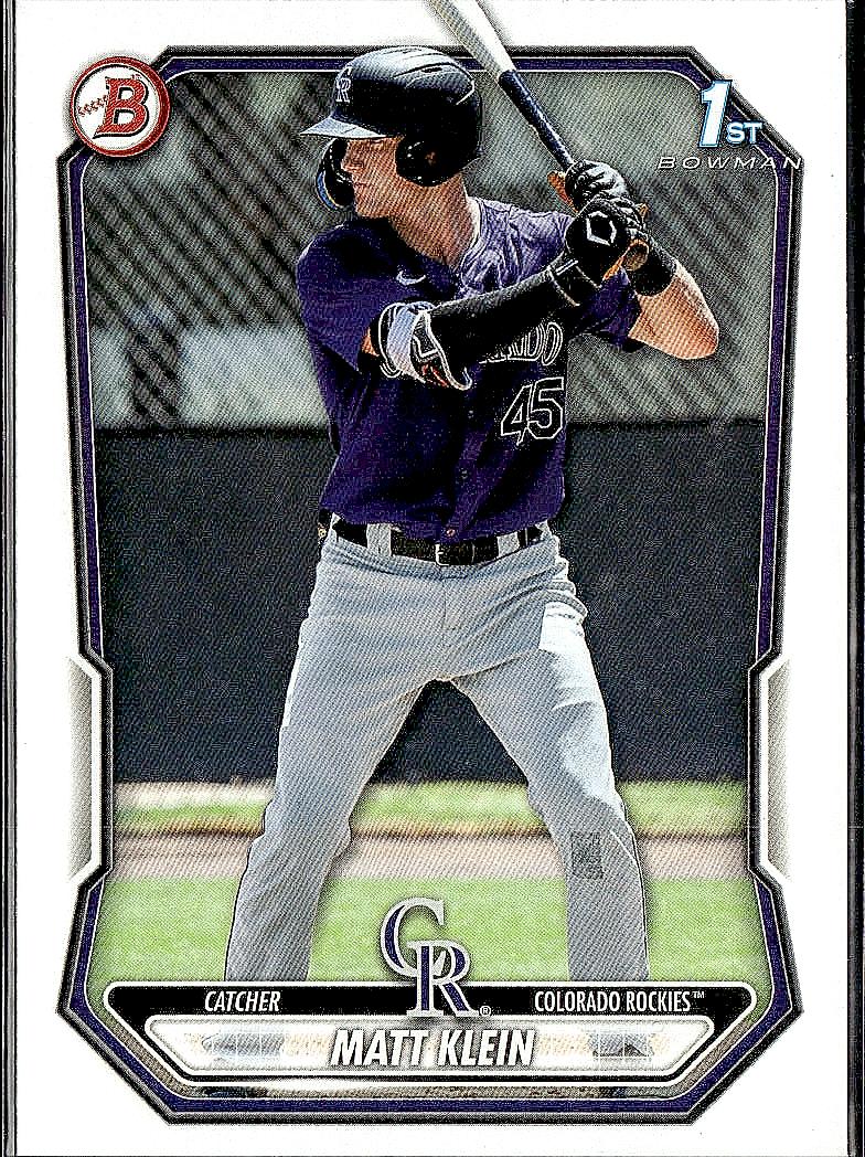 2026 Bowman #BP-146 Matt Klein Prospects