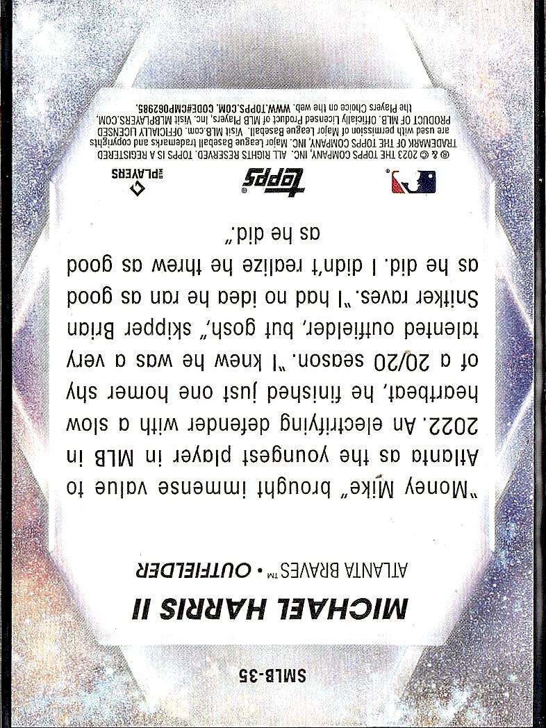 2023 Topps #SMLBC-35 Michael Harris II Stars of MLB Chrome