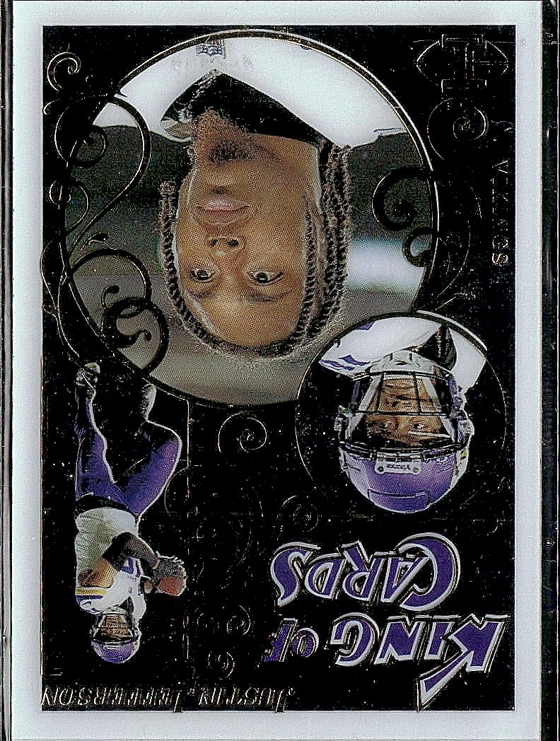 2023 Panini Illusions #10 Justin Jefferson King of Cards Mosaic