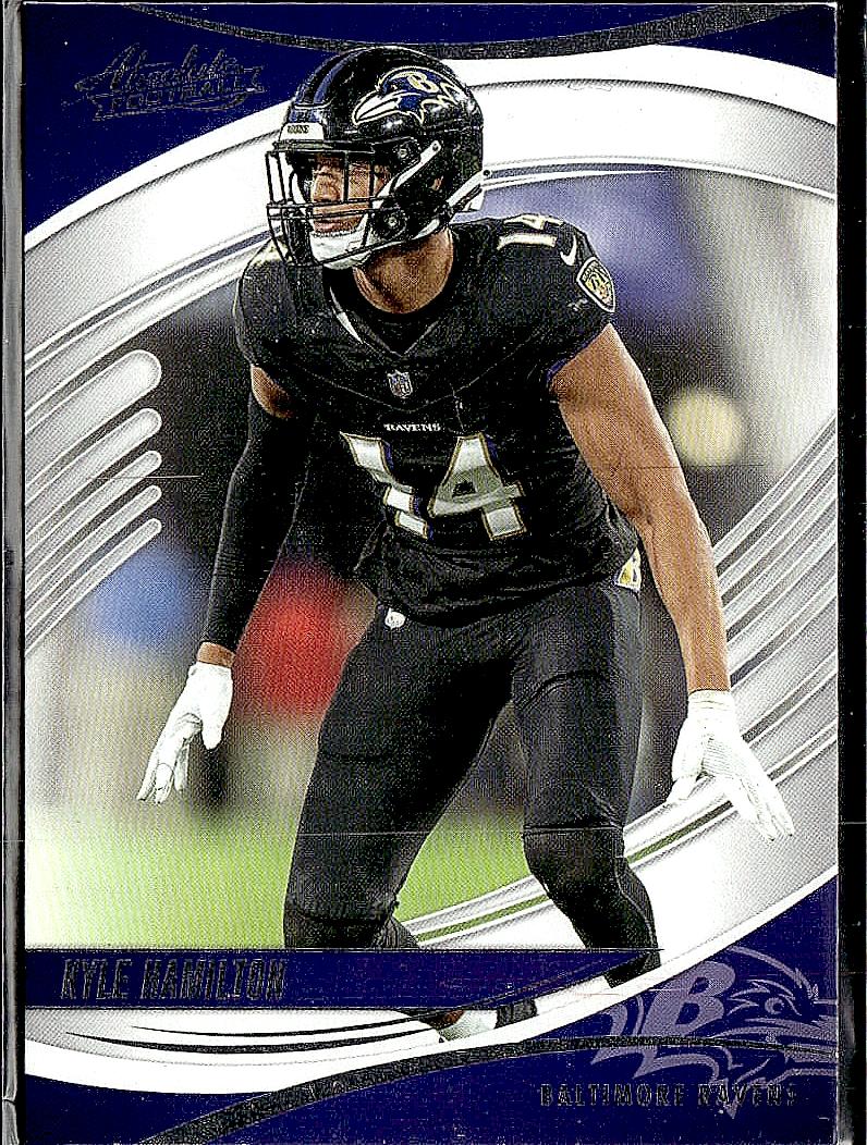 2025 Panini Absolute #28 Kyle Hamilton Yellow