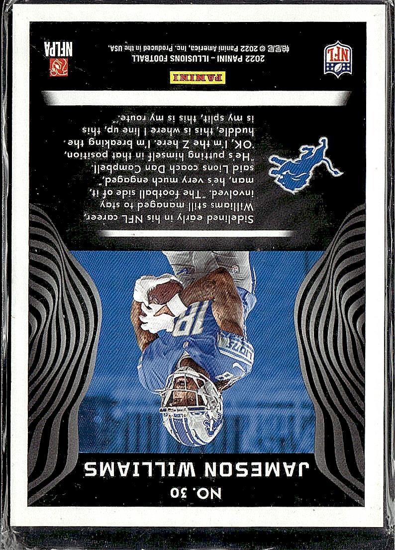 2022 Panini Illusions #30 Jameson Williams Retail