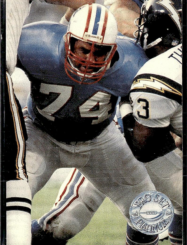 1991 Pro Set Platinum #197 Bruce Matthews