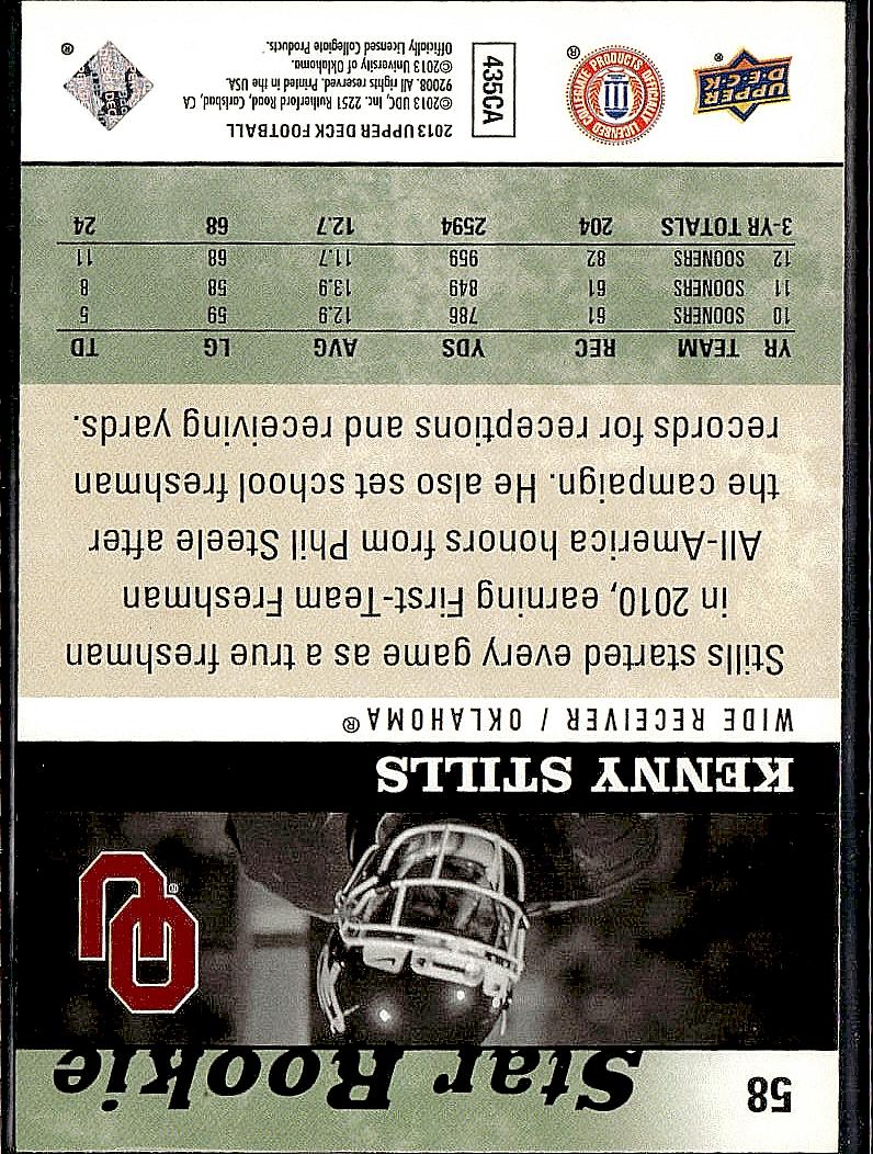2013 Upper Deck #58 Kenny Stills