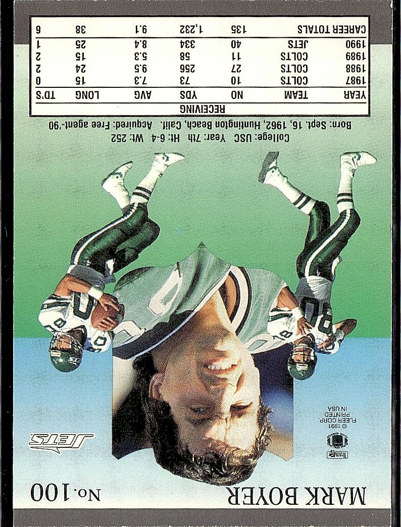 1991 Ultra #100 Mark Boyer
