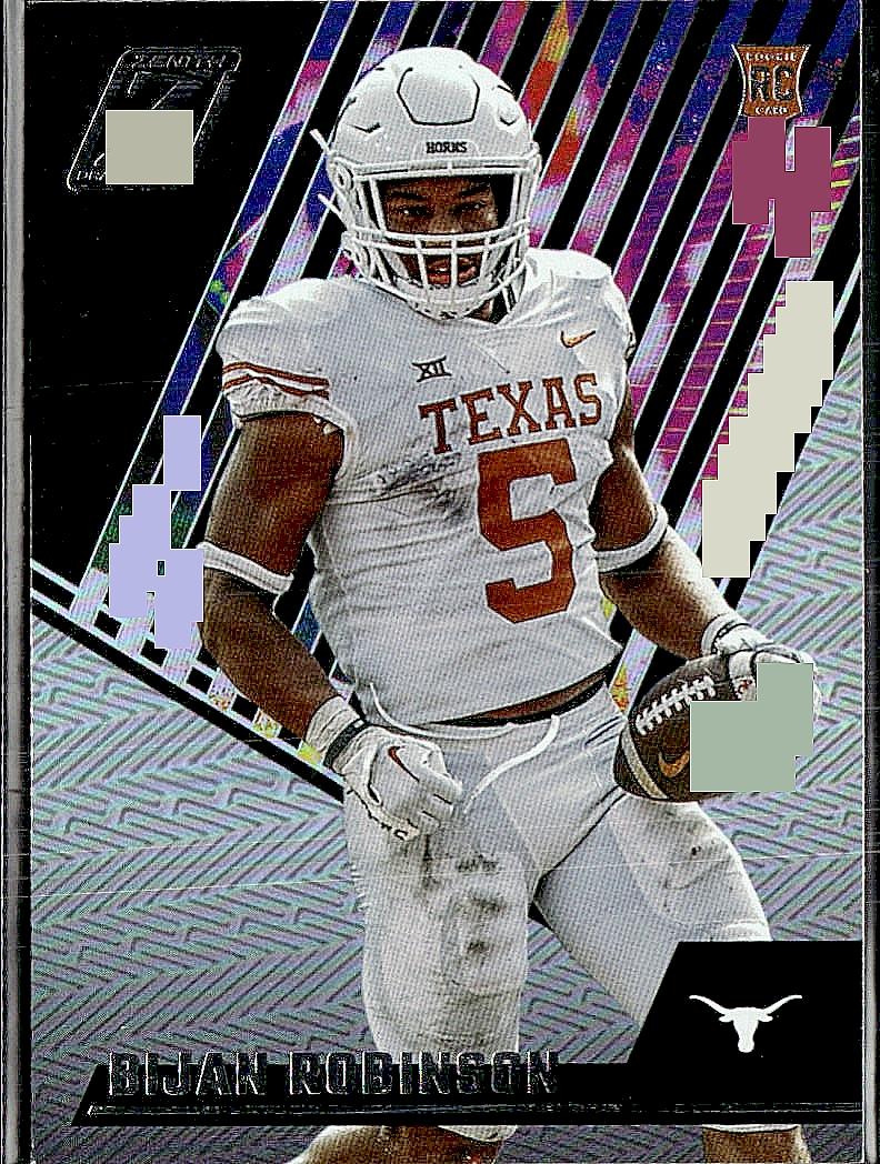 2023 Panini Chronicles Draft Picks #12 Bijan Robinson Zenith Pink