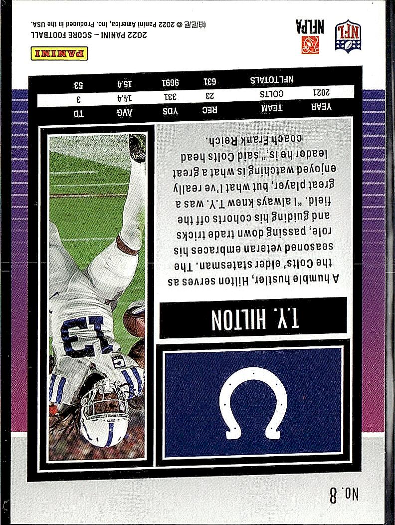 2022 Score #8 T.Y. Hilton