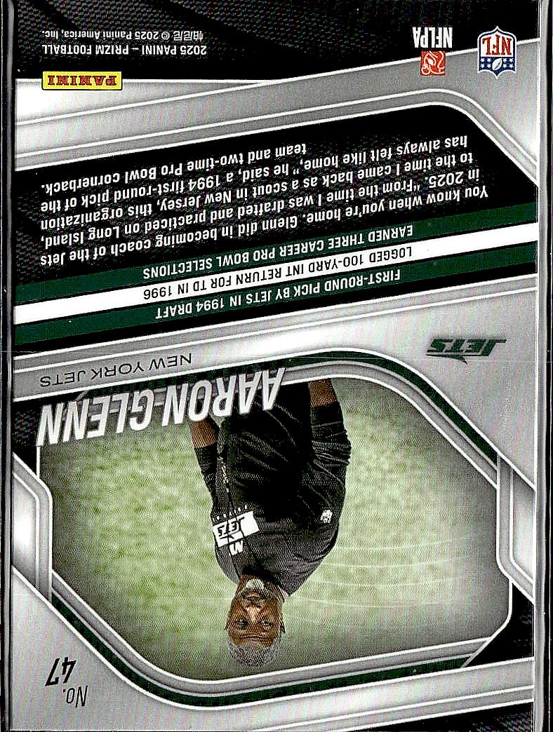 2025 Panini Prizm #47 Aaron Glenn