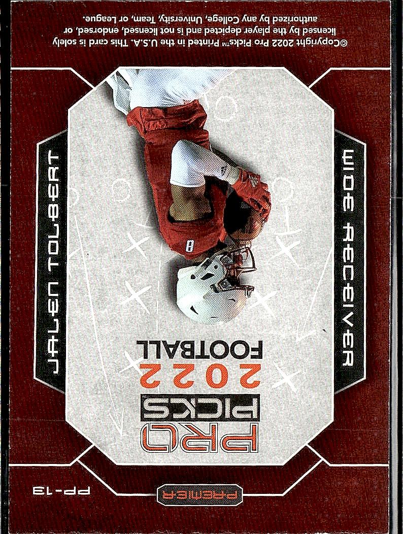 2022 Pro Picks Premier #PP-13 Jalen Tolbert