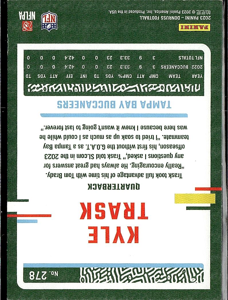 2023 Donruss #278 Kyle Trask