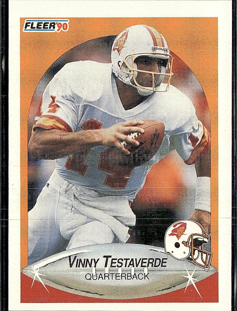 1990 Fleer #356 Vinny Testaverde