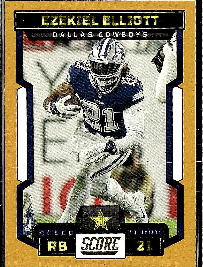 2023 Score #227 Ezekiel Elliott Orange