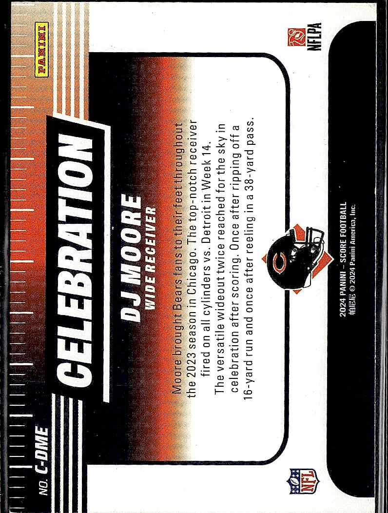 2024 Score #C-DME DJ Moore Celebration