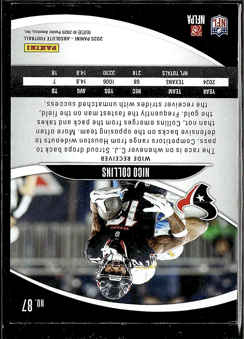 2025 Panini Absolute #87 Nico Collins Retail