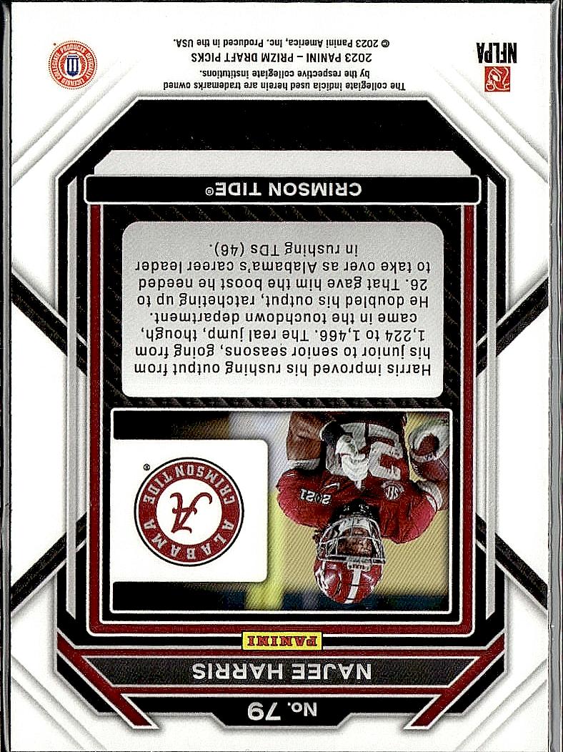 2023 Panini Prizm Draft Picks #79 Najee Harris