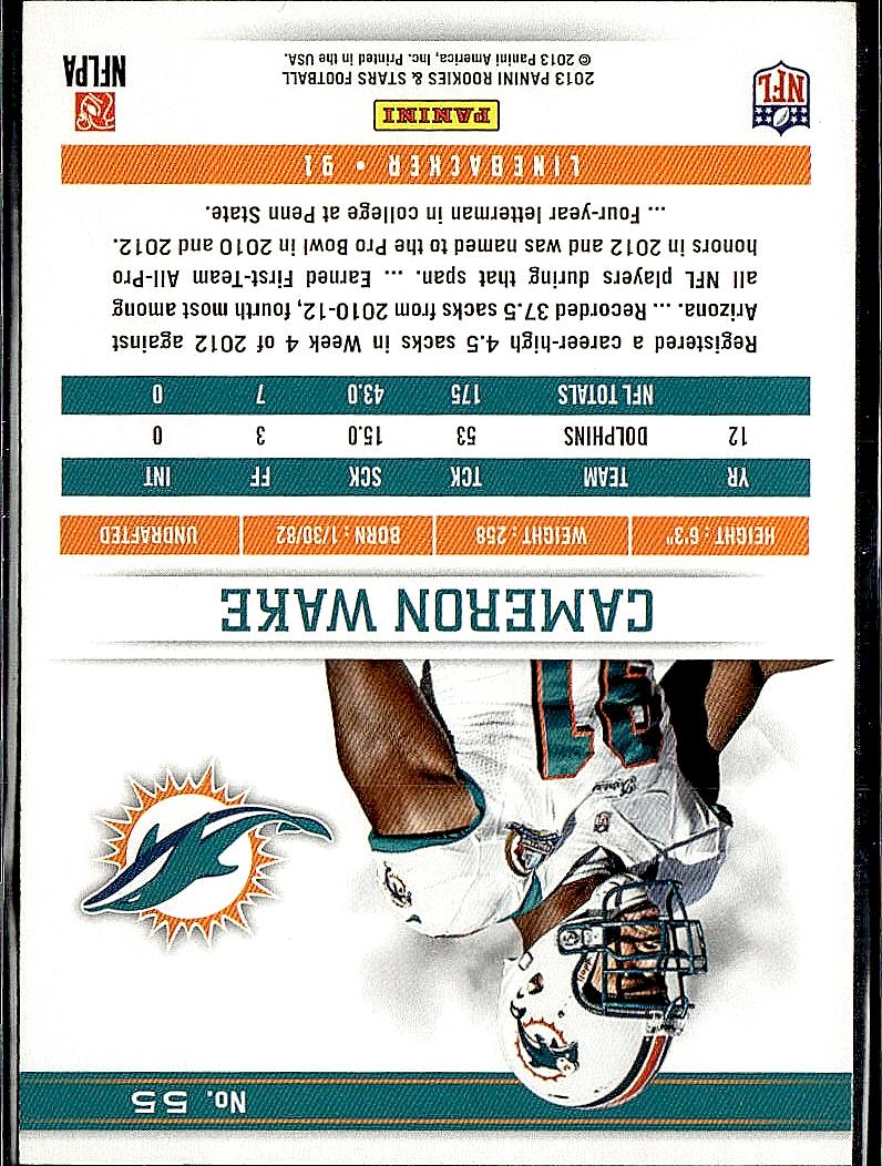 2013 Panini Rookies & Stars #55 Cameron Wake