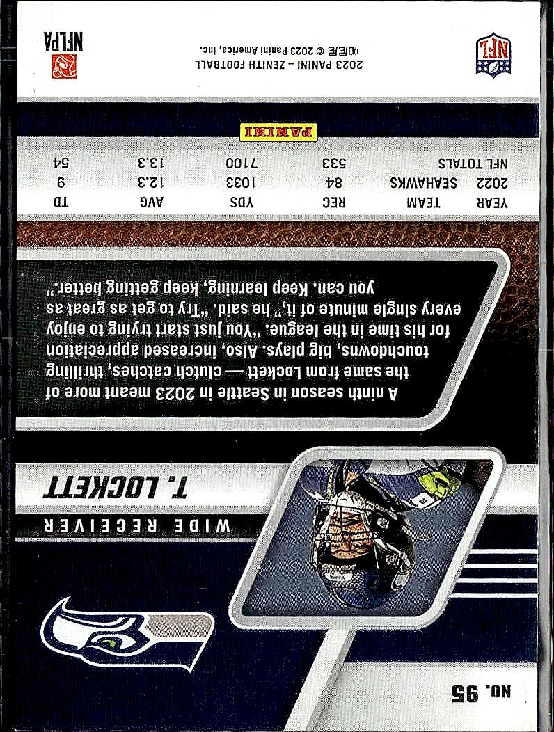 2023 Panini Zenith #95 Tyler Lockett Retail