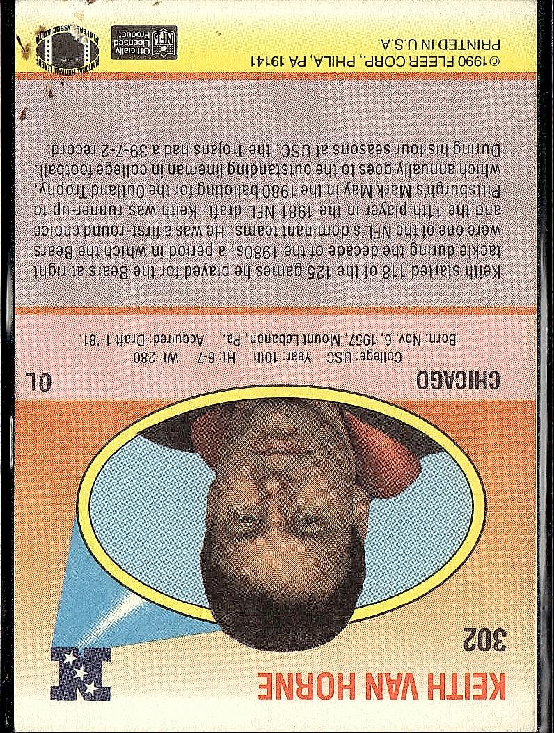 1990 Fleer #302 Keith Van Horne