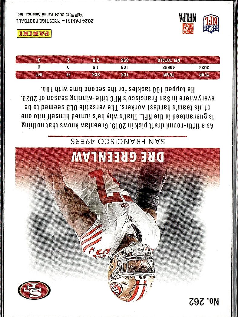 2024 Panini Prestige #262 Dre Greenlaw