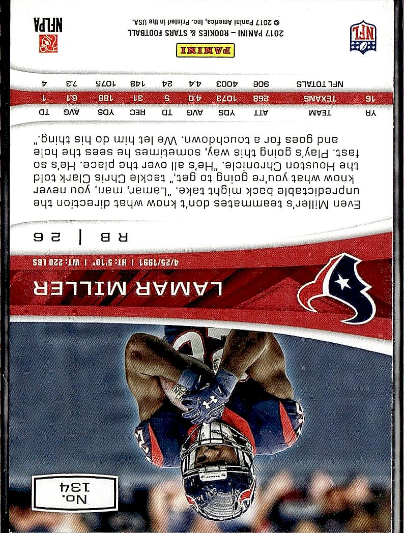 2017 Panini Rookies & Stars #134 Lamar Miller Green
