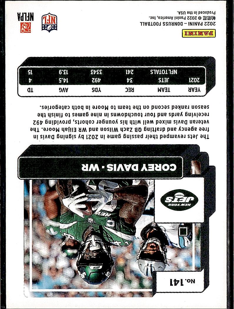 2022 Donruss #141 Corey Davis