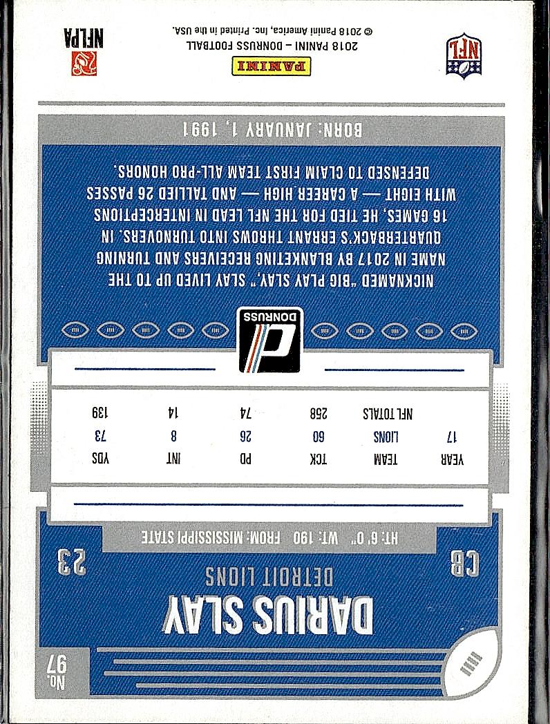 2018 Donruss #97 Darius Slay