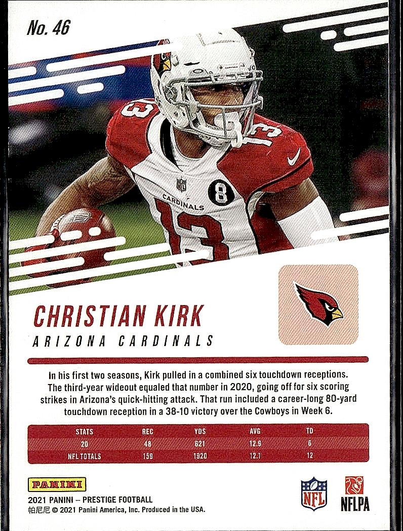 2021 Panini Prestige #46 Christian Kirk