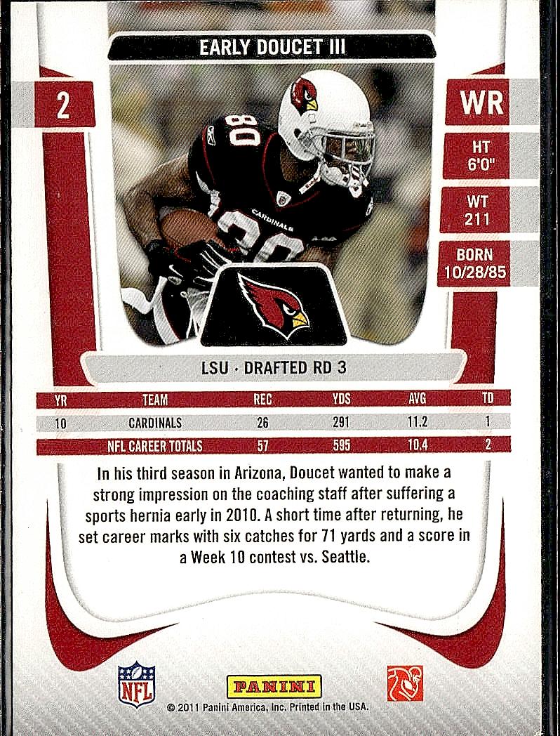 2011 Panini Prestige #2 Early Doucet III