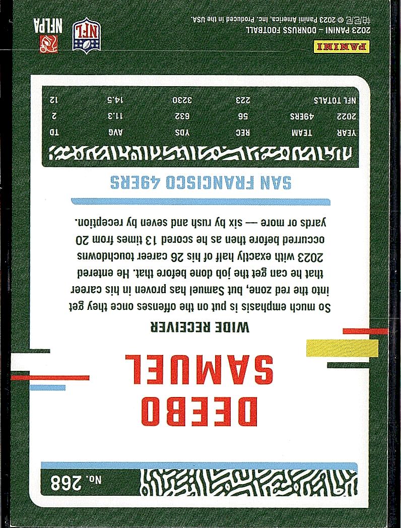 2023 Donruss #268 Deebo Samuel