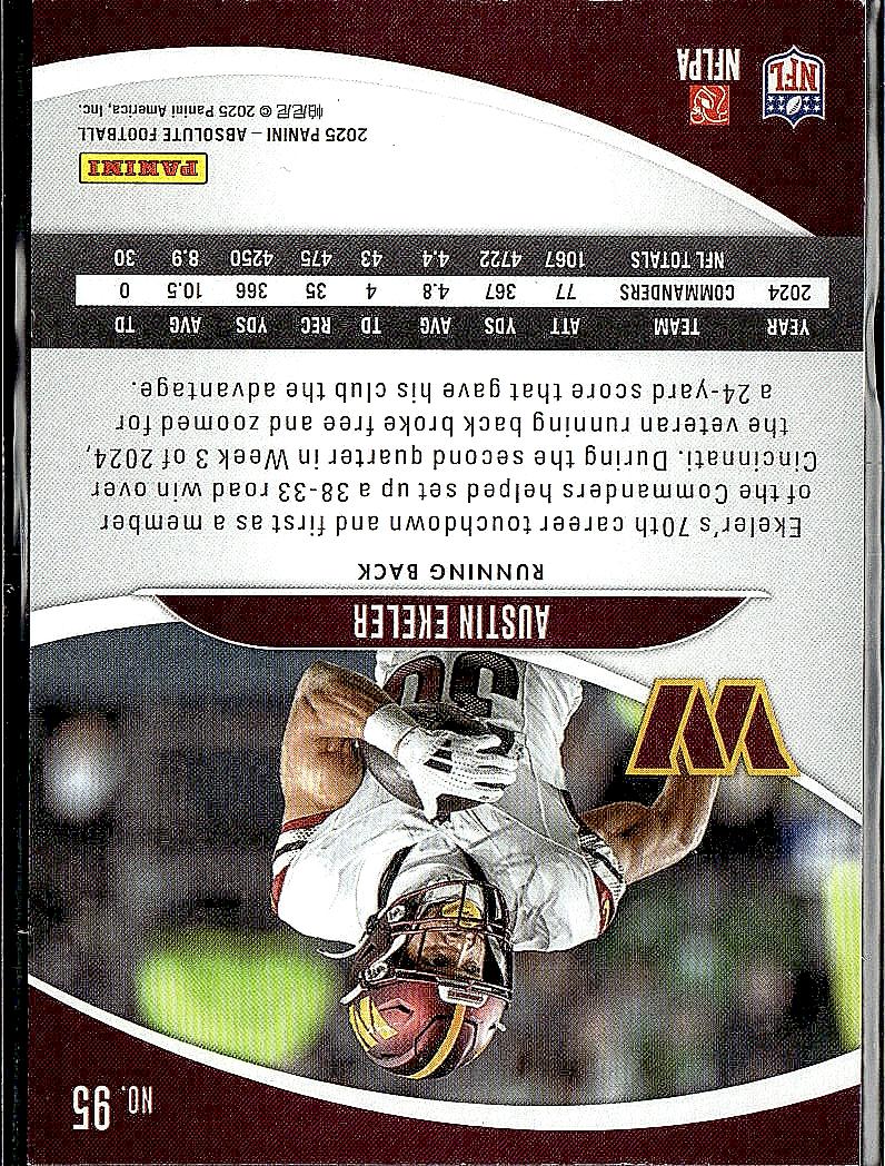2025 Panini Absolute #95 Austin Ekeler Retail