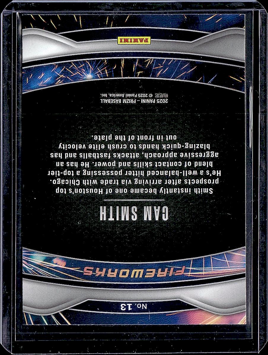 2025 Panini Prizm #13 Cam Smith Fireworks