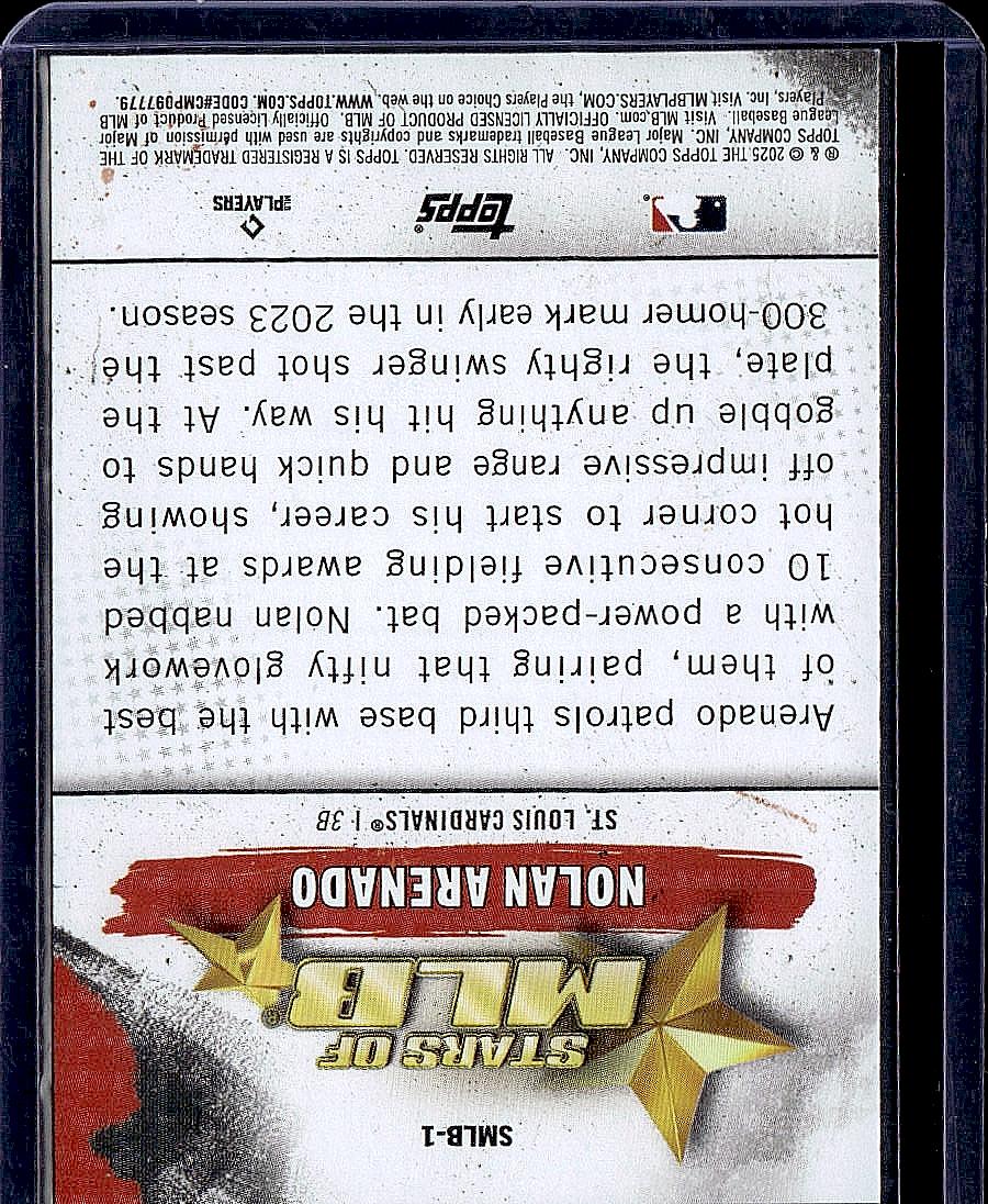 2025 Topps #SMLB-1 Nolan Arenado Stars of MLB