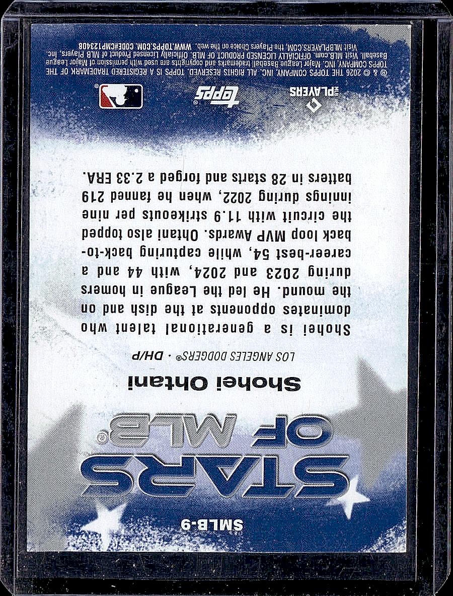 2026 Topps #SMLB-9 Shohei Ohtani Stars of MLB