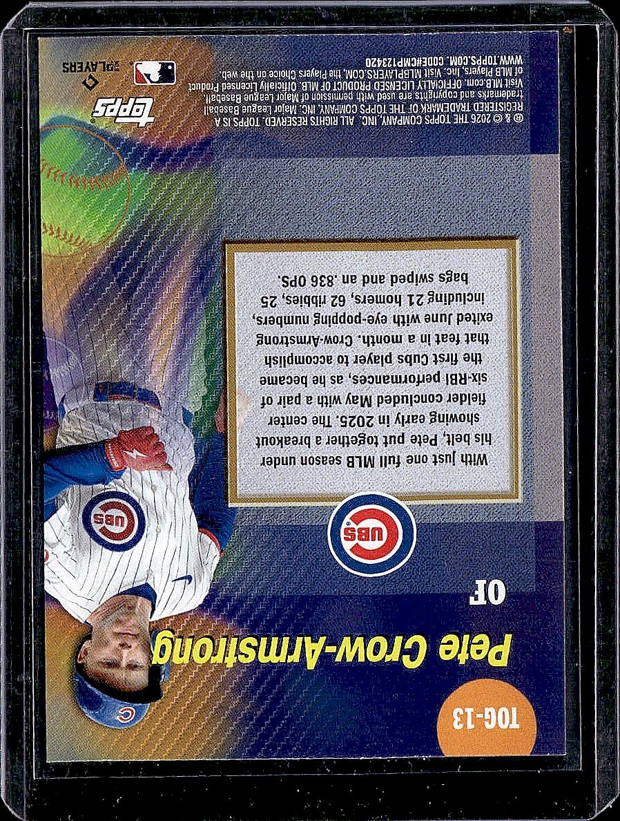 2026 Topps #TOG-13 Pete Crow-Armstrong Titans of the Game