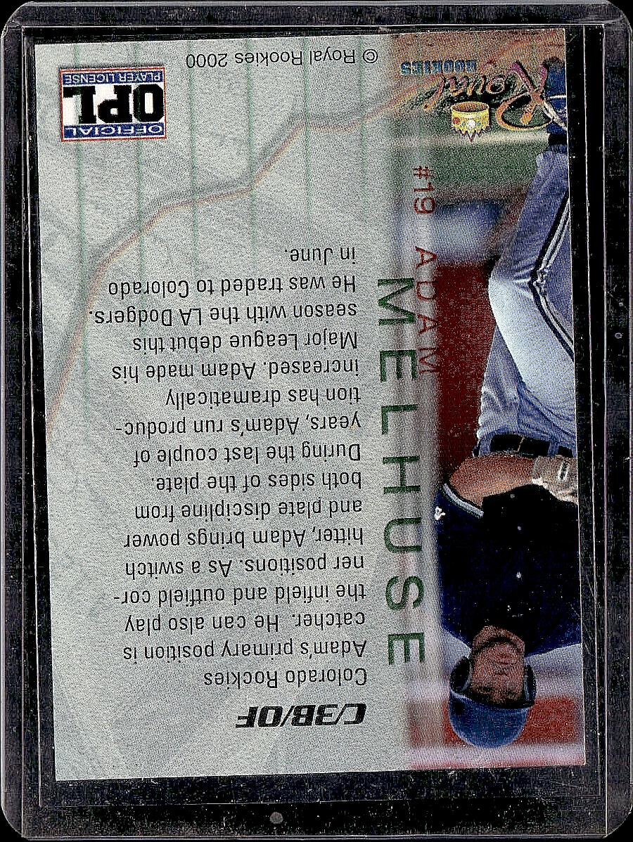 2000 Royal Rookies Futures #19 Adam Melhuse Autographs #/4950