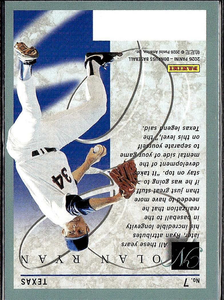 2026 Donruss #7 Nolan Ryan Elite Series