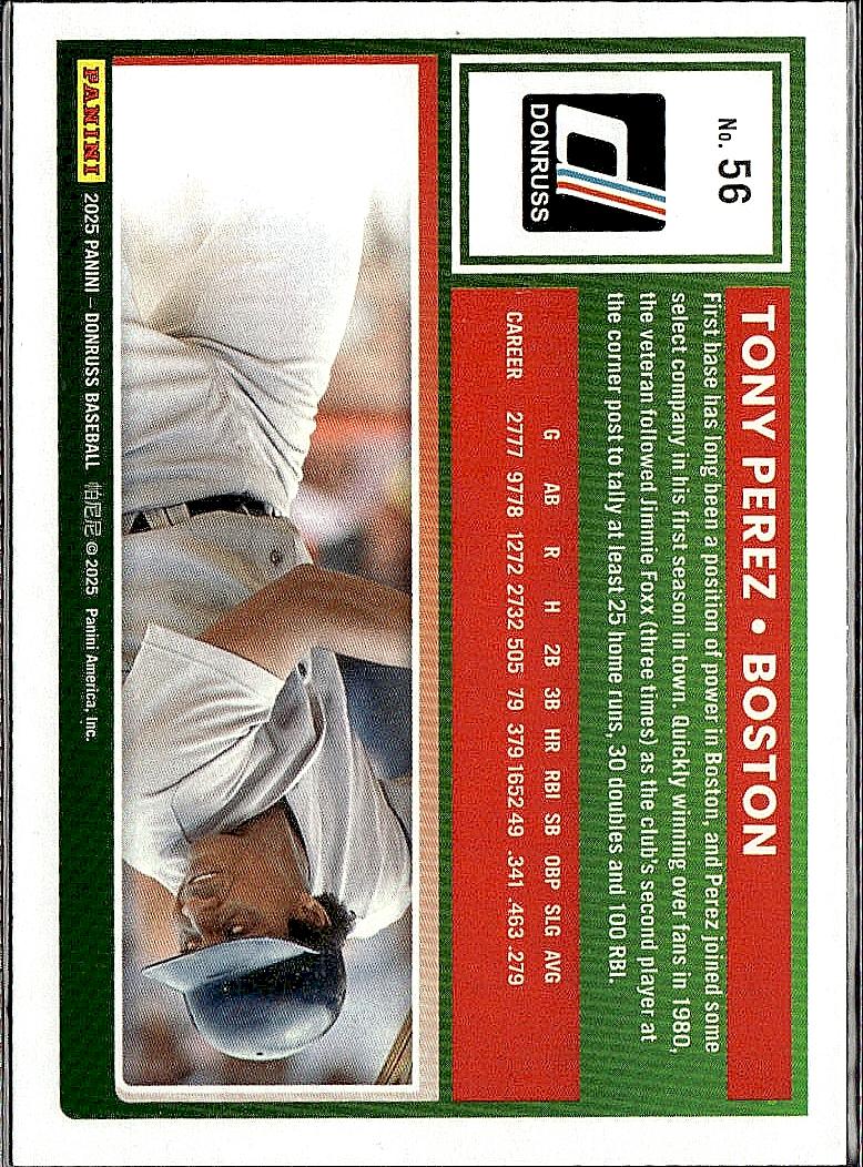 2025 Donruss #56 Tony Perez Rockets