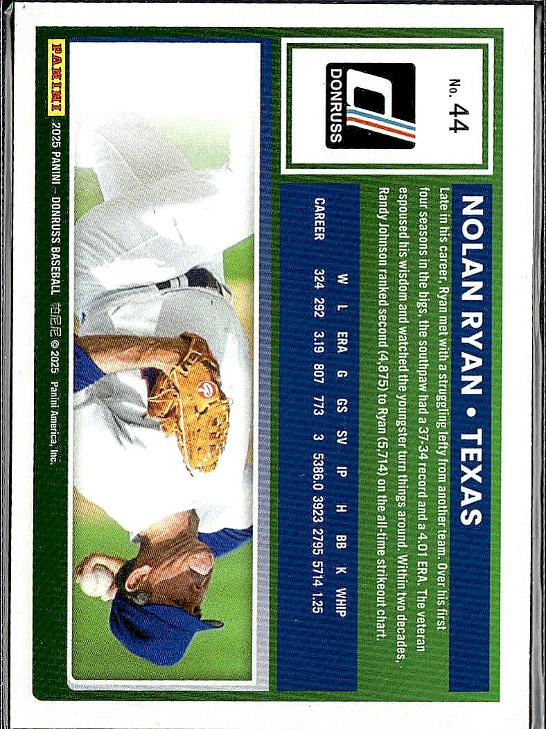 2025 Donruss #44 Nolan Ryan