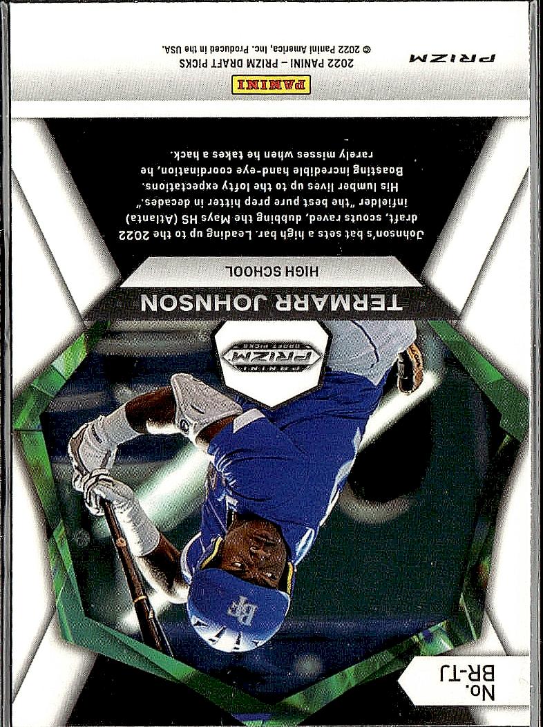2022 Panini Prizm Draft Picks #BR-TJ Termarr Johnson Brilliance